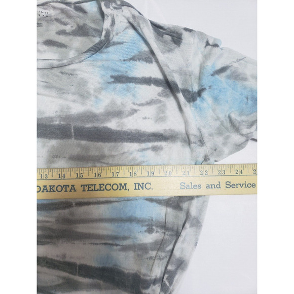 Dolan Anthropologie Gray Tie Dye Knit Midi Dress Women's size L Belt Rayon - Picture 10 of 11
